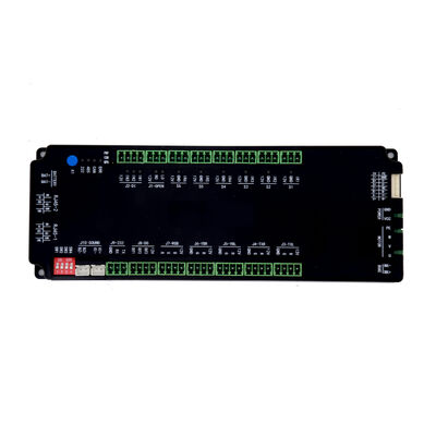 Contrôleur de portillon piéton ultra-étroit 75mm - Entraînement servo intégré, entrée IR 6 paires, sortie vocale et RVB