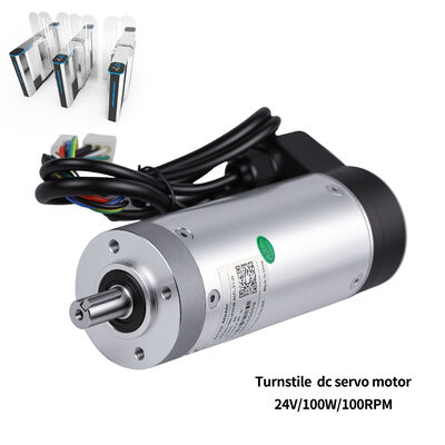 Servo-moteur intégré à engrenage résistant à basse température de 59 mm 24 V CC 100 W, couple maximal de 23 Nm, codeur de ligne 2400, pour porte de barrière de vitesse de tournevis