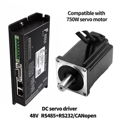 Servo-entraînement à basse tension de 48 V 12 A avec régulation du couple de la position de vitesse et RS232 RS485 CAN pour robots AGV