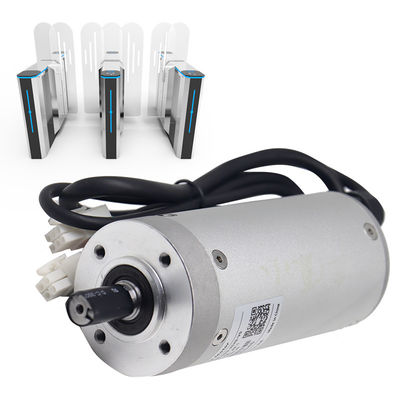 Moteur servo intégré à engrenage 59mm bride 24V DC 100W résistant aux basses températures, couple max 23Nm, retour encodeur 2400 lignes, moteur d'entraînement pour portillon de sécurité